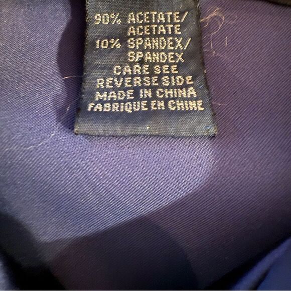 Ralph Lauren Satin Navy Jacket - Picture 6 of 9